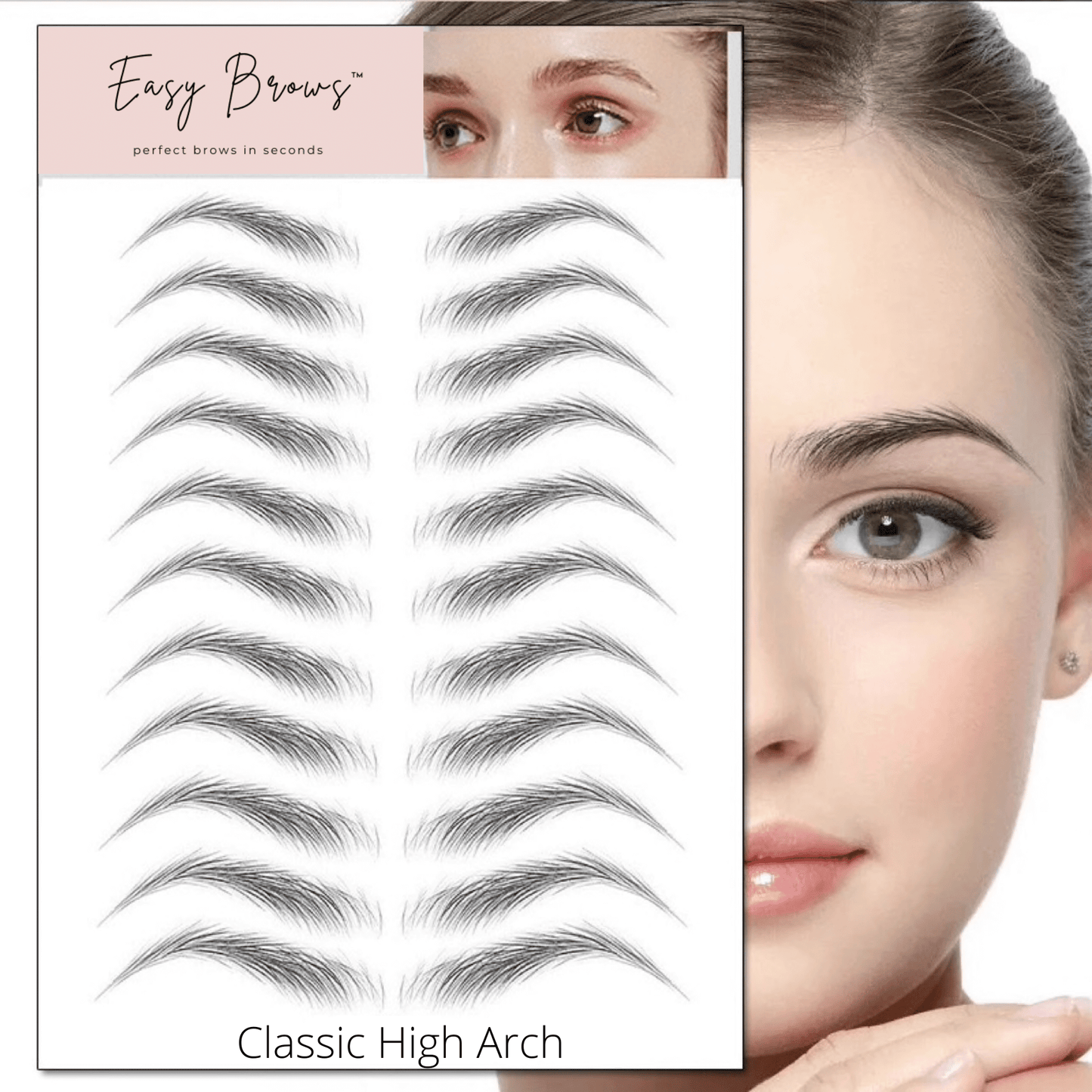 GlamInk™ 3D přírodní tetování obočí