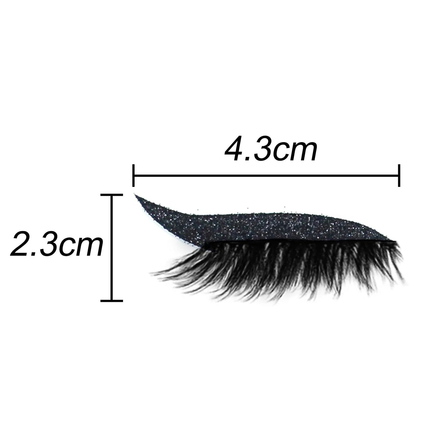 Glamz+™ Opakovaně použitelné řasy s očními linkami (4 páry) | Krásný vzhled během chvilky!