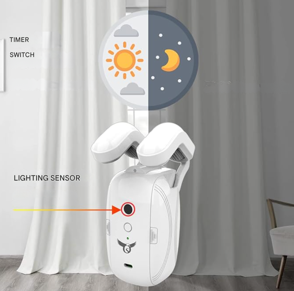 GlideLux™ Automatické otevírání závěsů