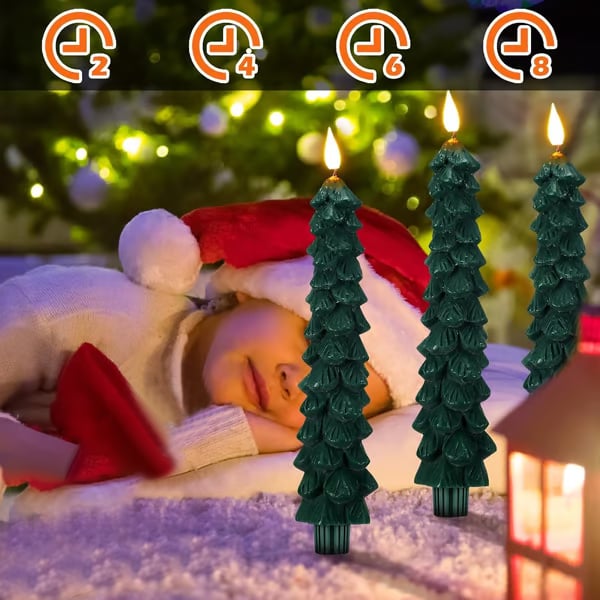 GlowTree™ Vánoční led svíčky