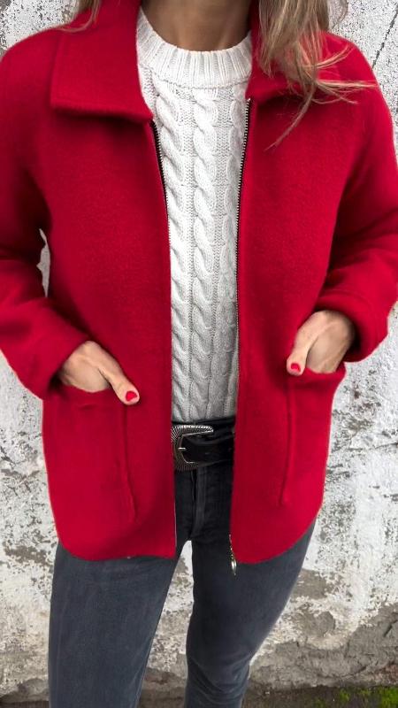 Greta Passino™️ Elegantní svetro bunda