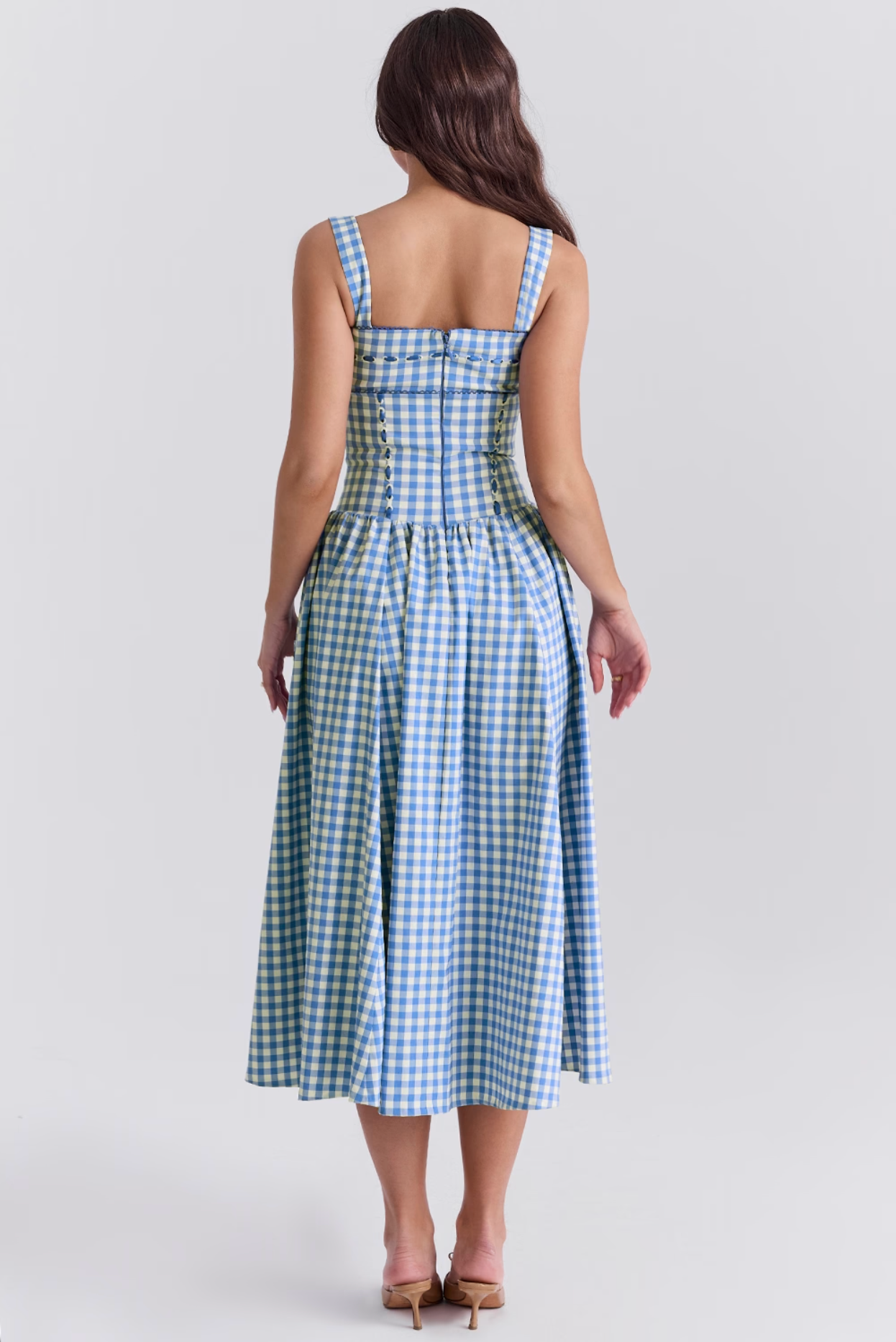 Haileys Sundress™ Modré midi šaty