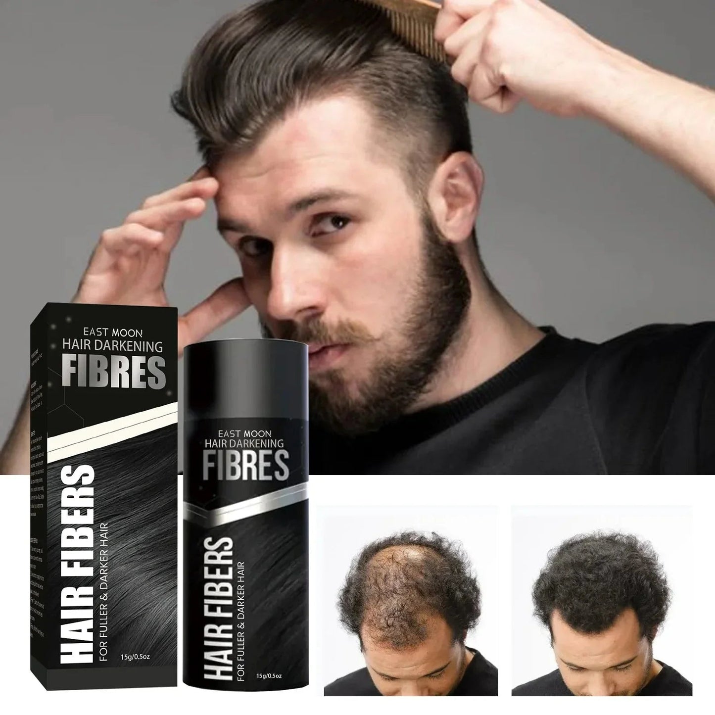 Hair Fibers™️ Přírodní vlákna pro stavbu vlasů