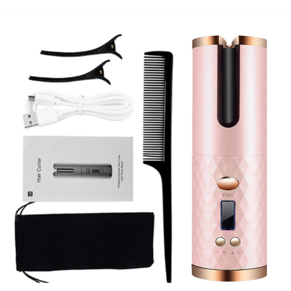 HairGoals™ Automatická Bezdrátová Kulma na Vlasy