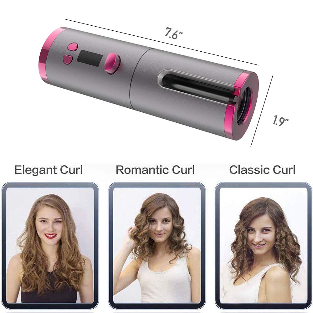 HairGoals™ Automatická Bezdrátová Kulma na Vlasy