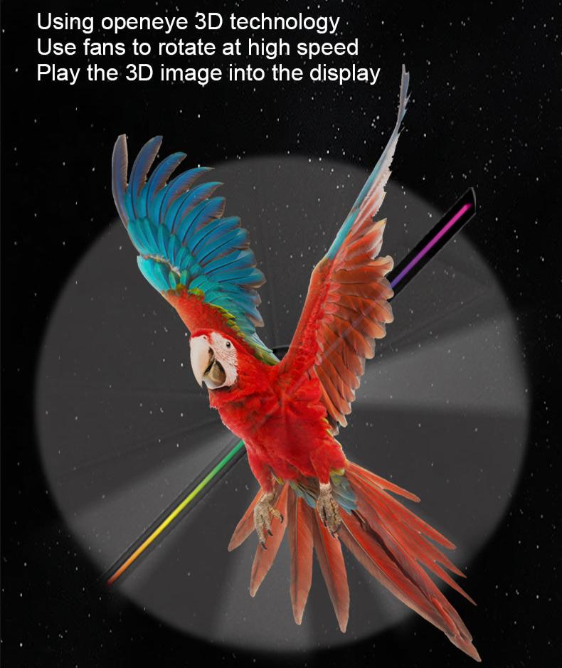 HoloSpin™️ Přenosný 3D projektor