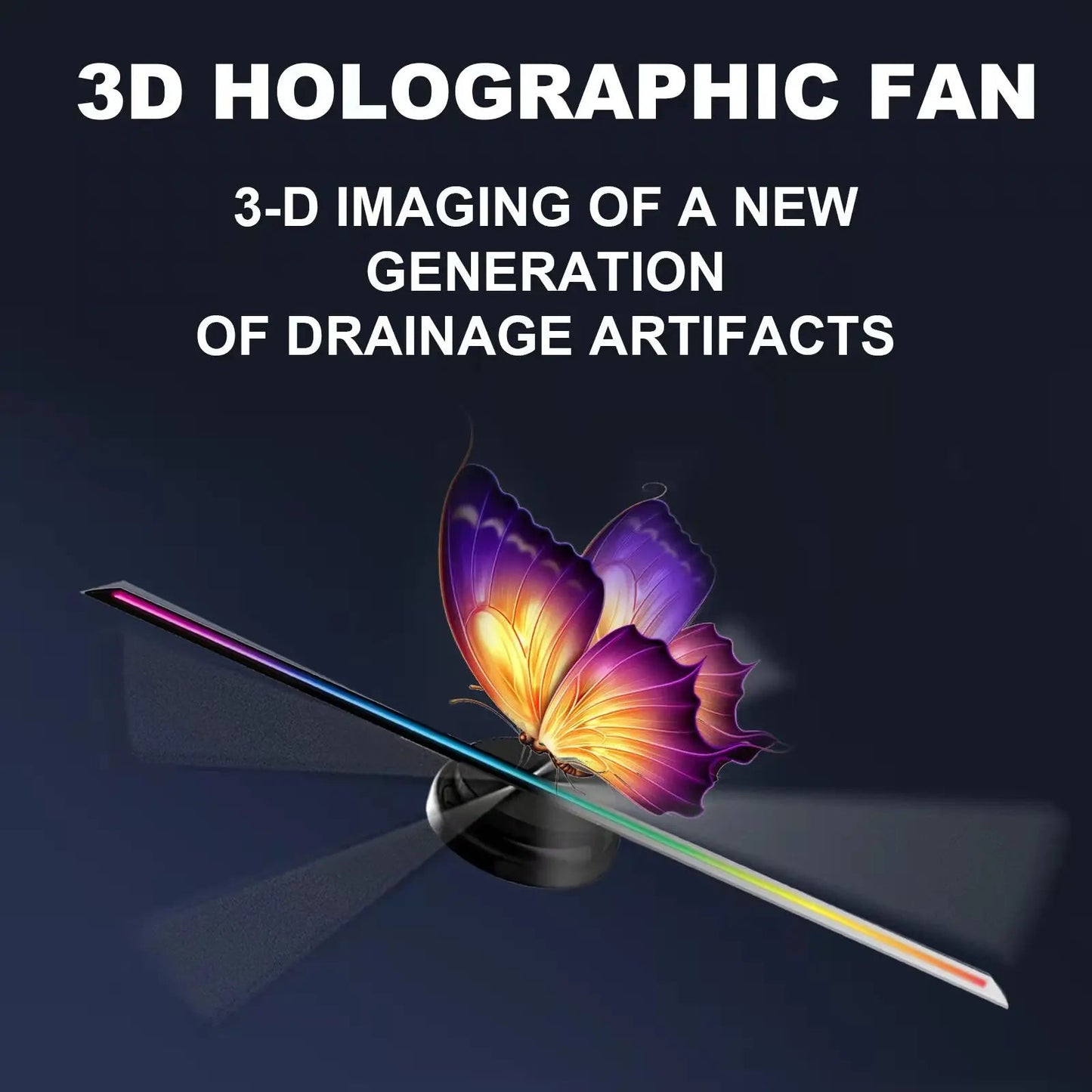 HoloSpin™️ Přenosný 3D projektor