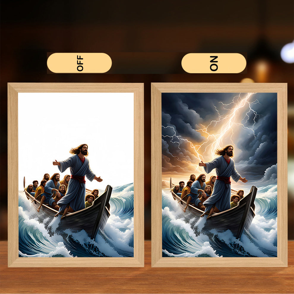HolyLume™ 4D LED malované noční světlo Ježíš