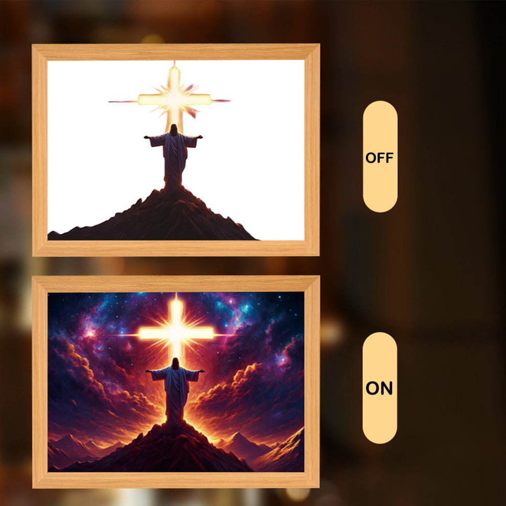 HolyLume™ 4D LED malované noční světlo Ježíš