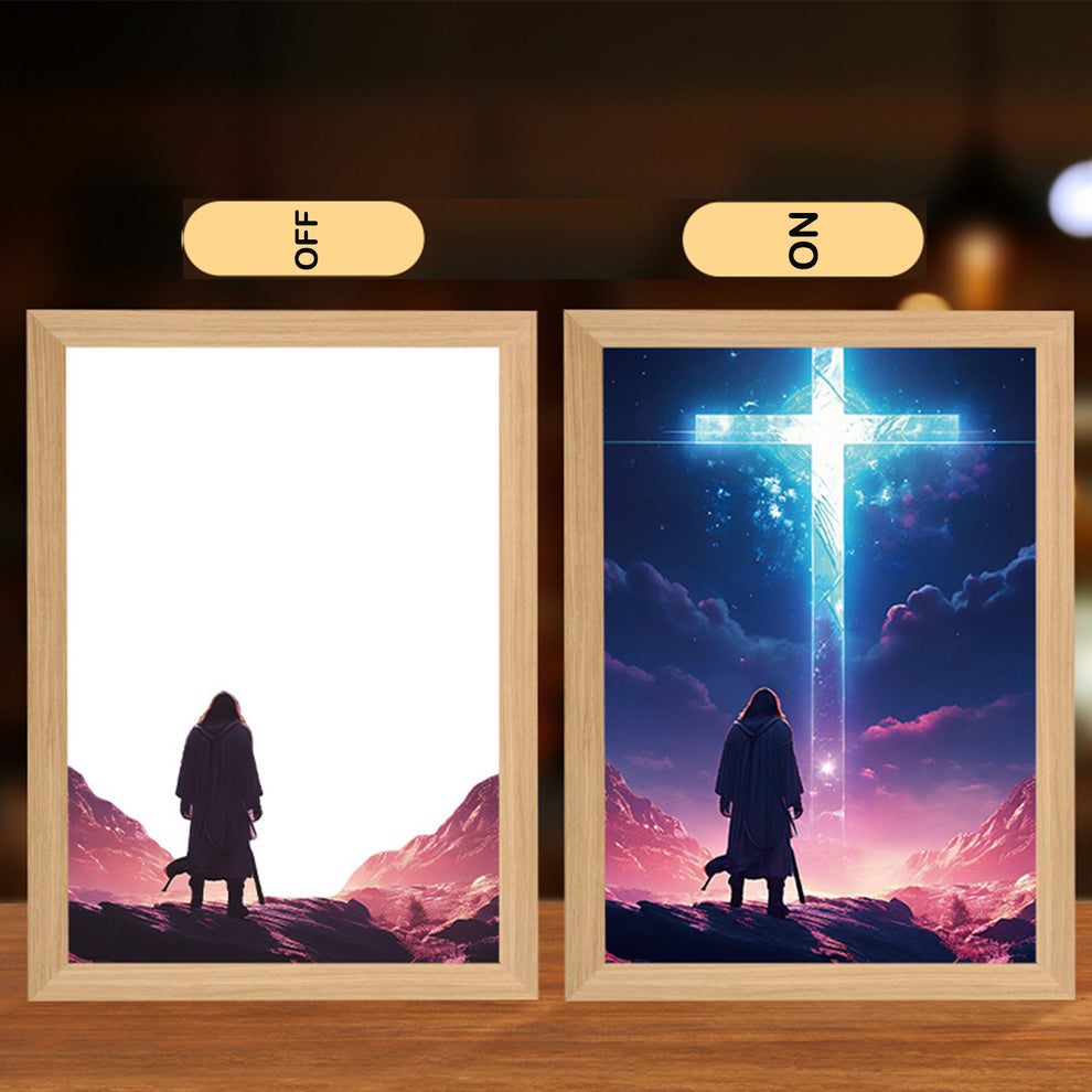 HolyLume™ 4D LED malované noční světlo Ježíš