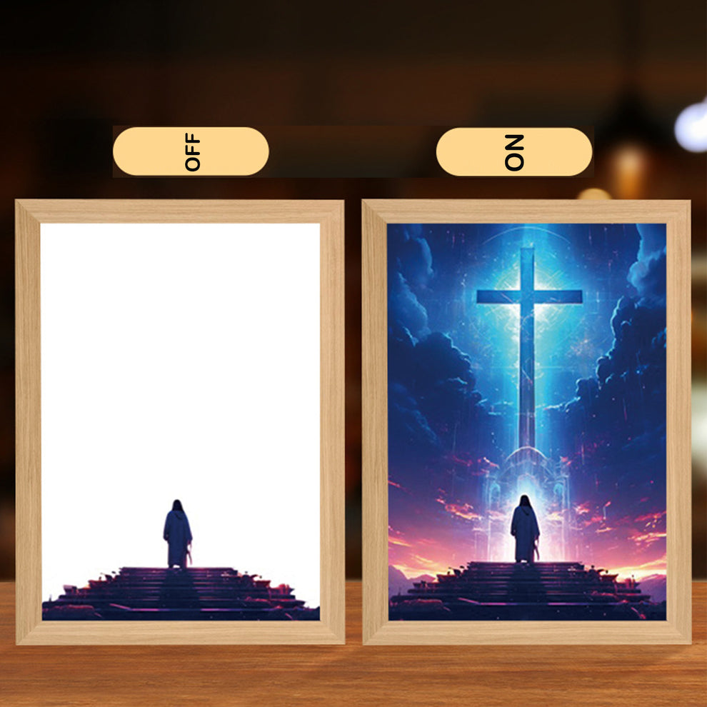 HolyLume™ 4D LED malované noční světlo Ježíš