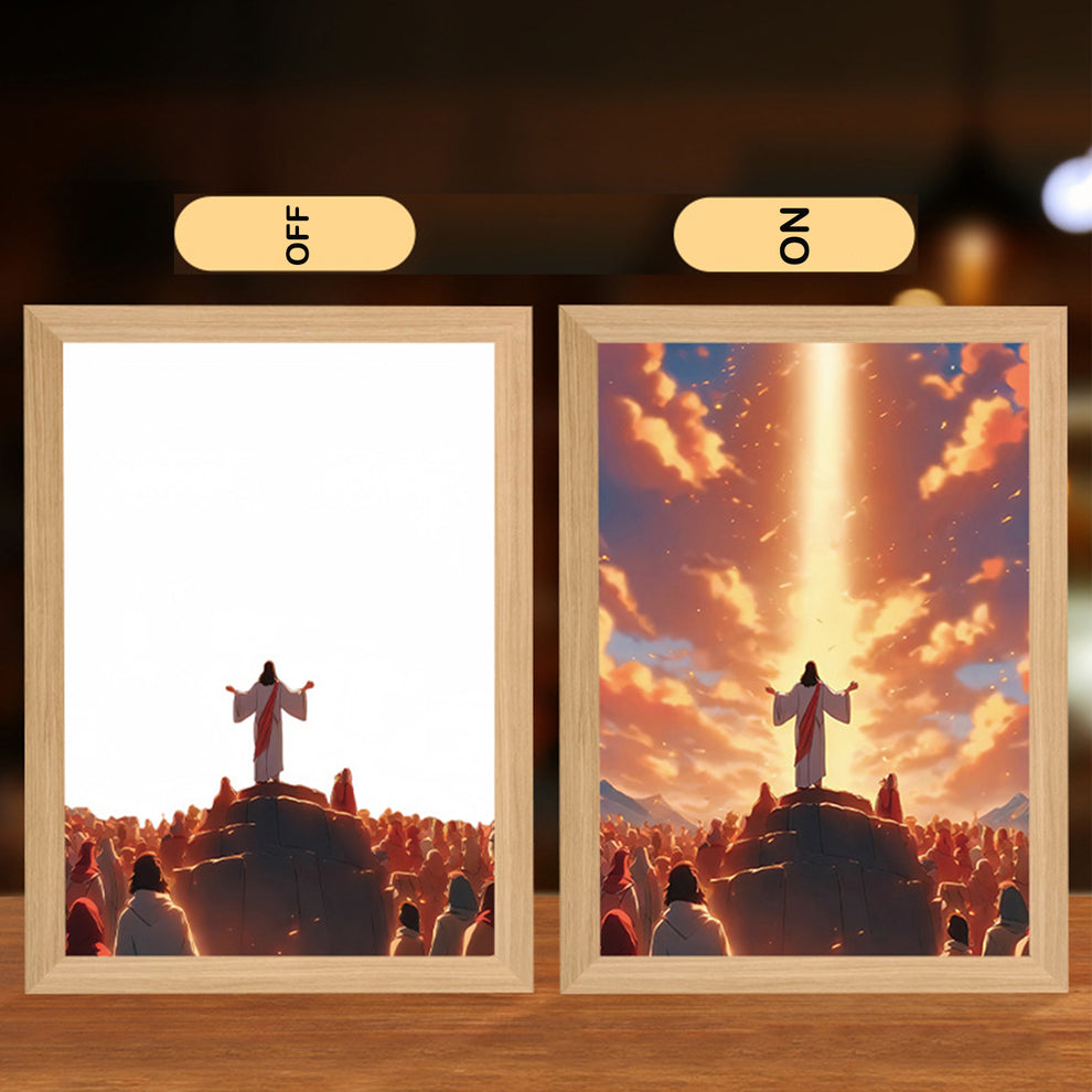 HolyLume™ 4D LED malované noční světlo Ježíš