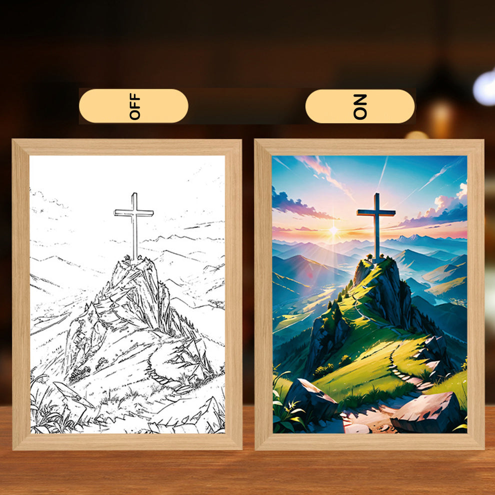 HolyLume™ 4D LED malované noční světlo Ježíš