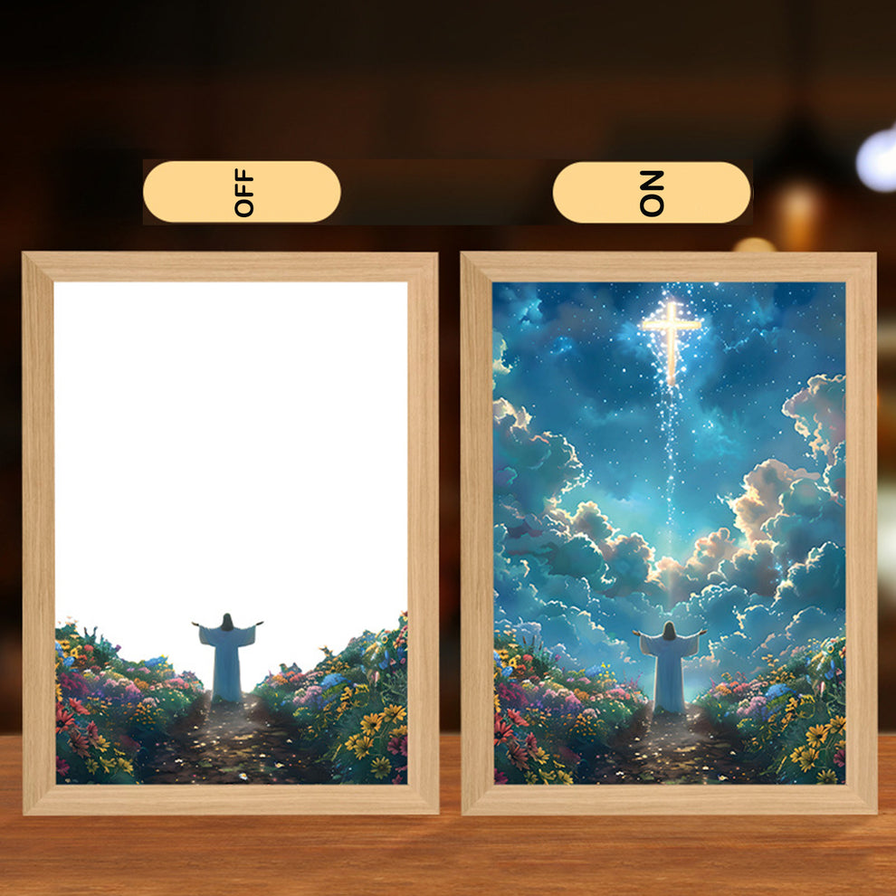HolyLume™ 4D LED malované noční světlo Ježíš