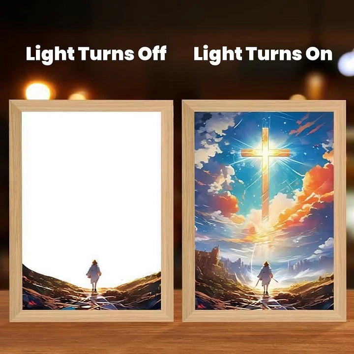 HolyLume™ 4D LED malované noční světlo Ježíš