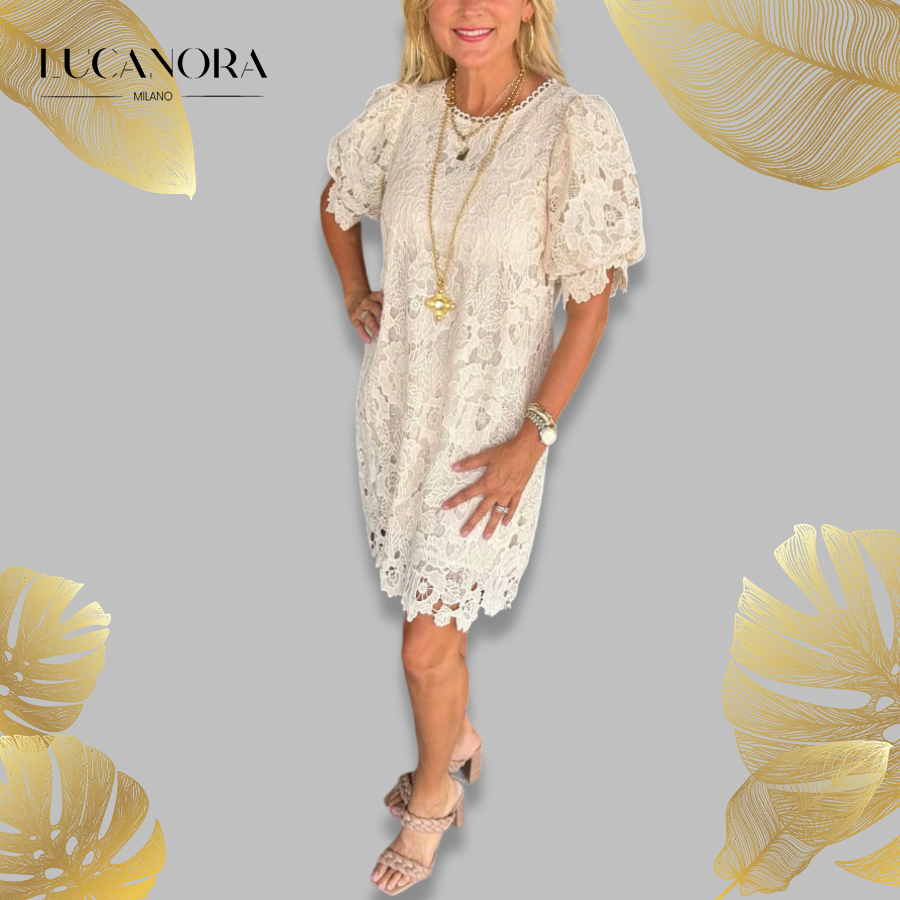 Ida Cena™ Dámské elegantní krajkové šaty