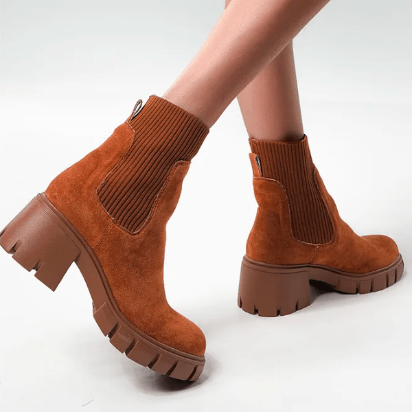 Imelda™️ Stylové zimní semišové boty