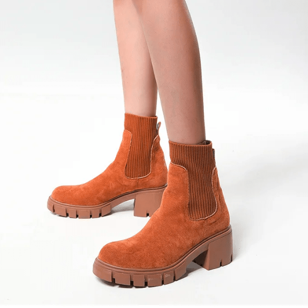 Imelda™️ Stylové zimní semišové boty
