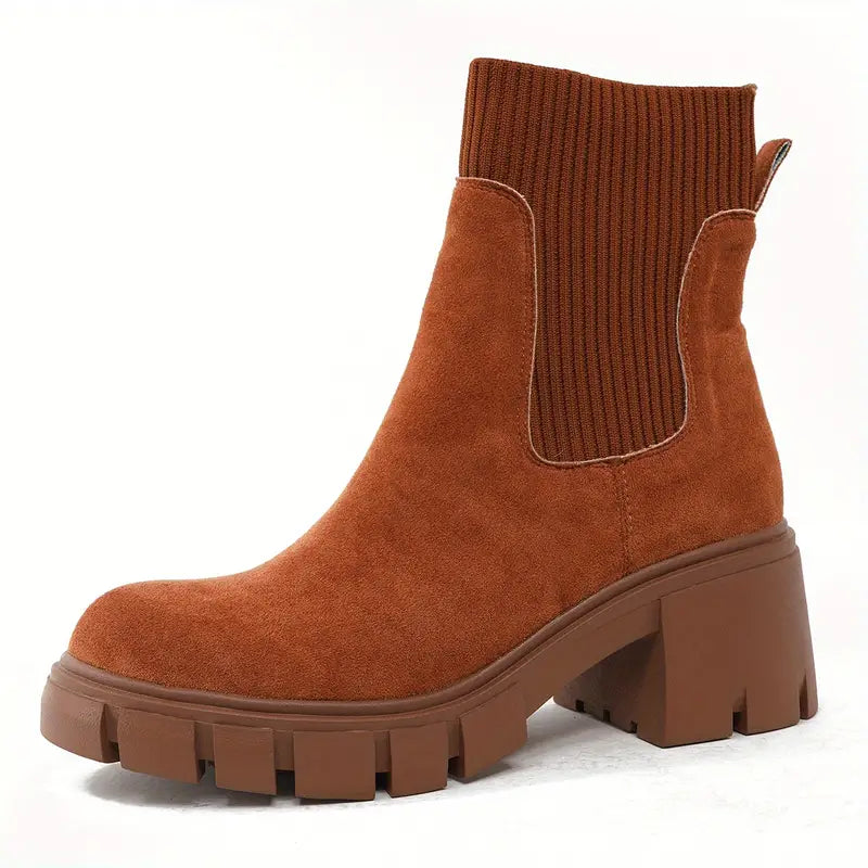 Imelda™️ Stylové zimní semišové boty