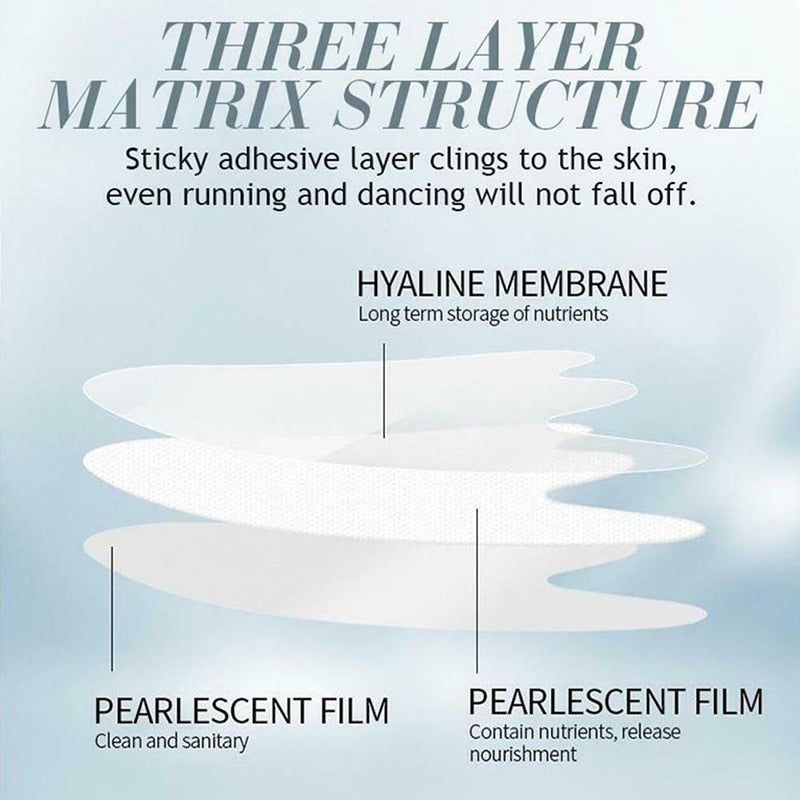 InstantBeauty™️ Nálepky pro odstranění vrásek a lifting obličeje | Už žádné vrásky díky správné výživě!