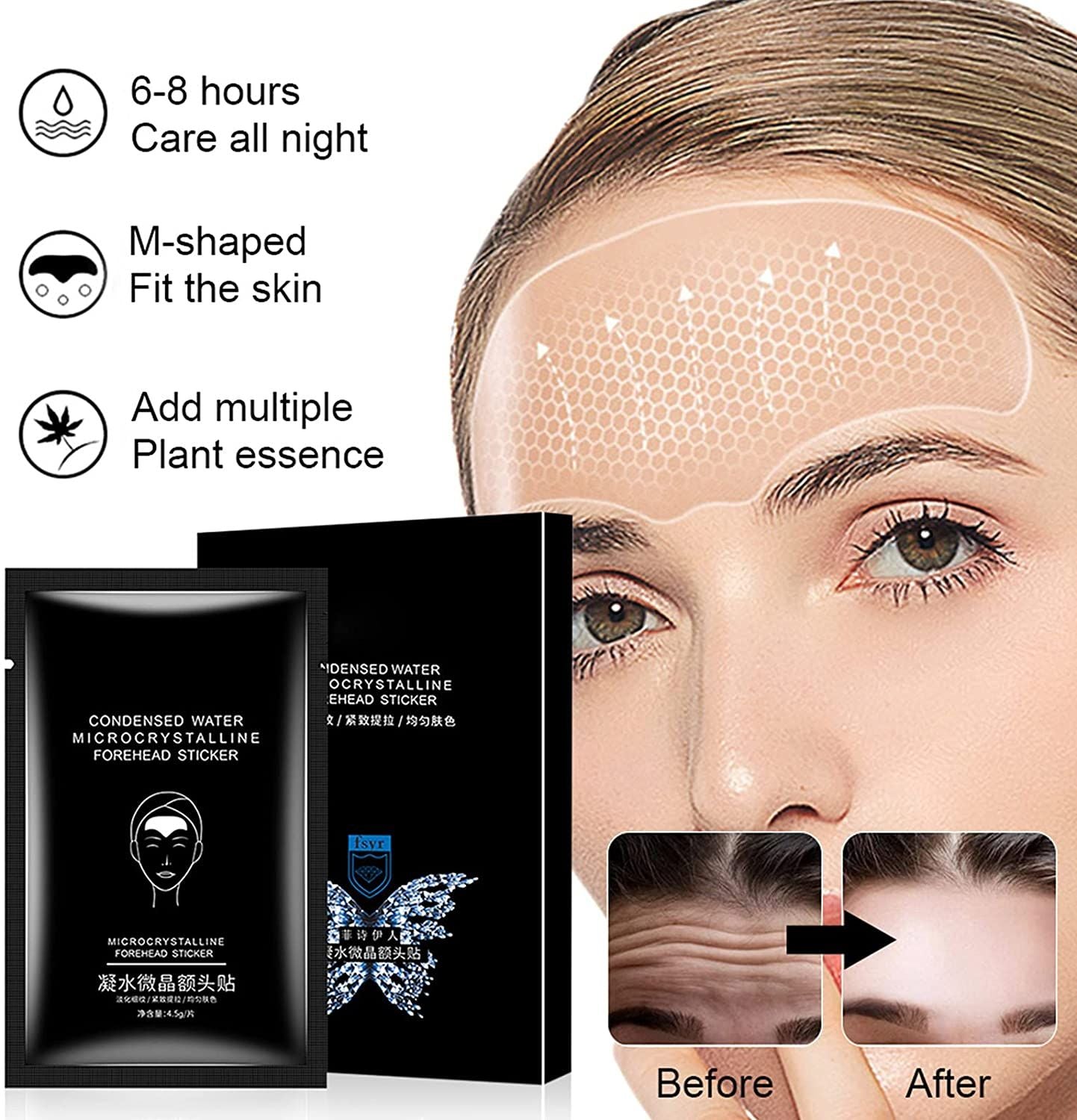 InstantBeauty™️ Nálepky pro odstranění vrásek a lifting obličeje | Už žádné vrásky díky správné výživě!