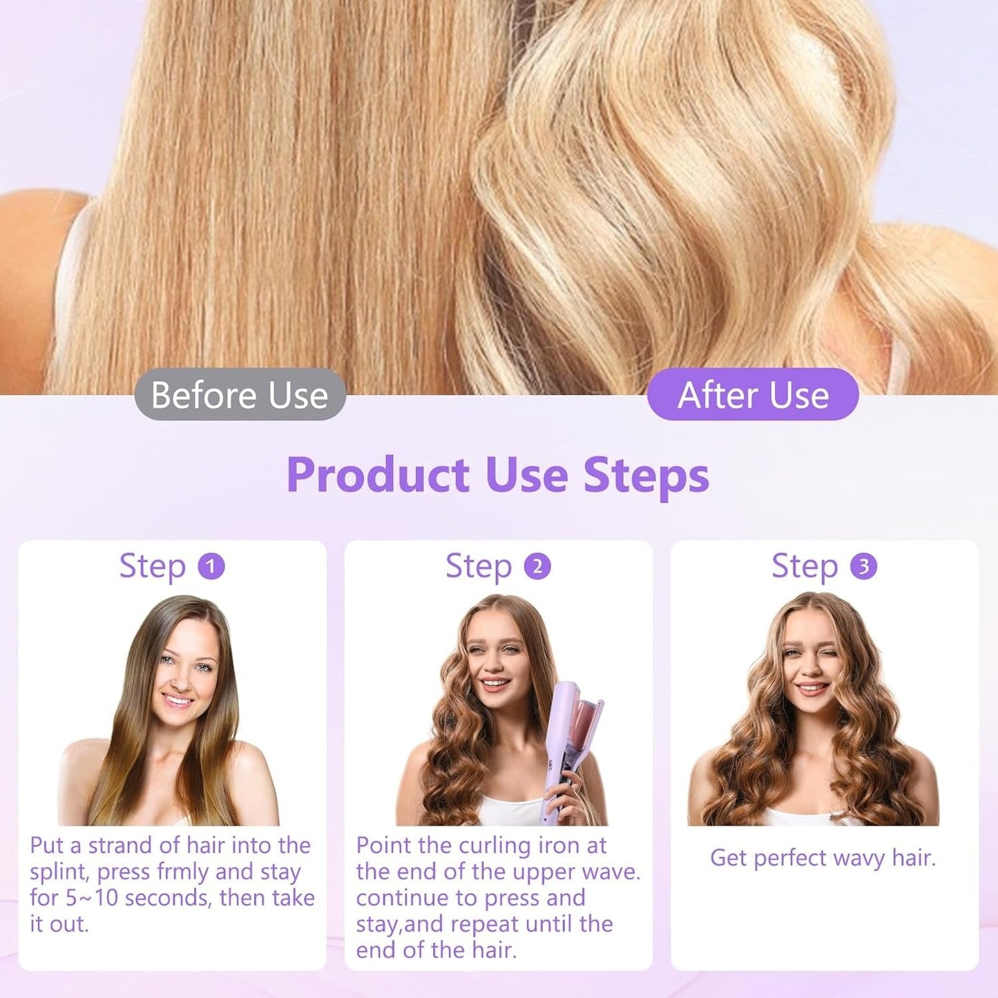 IonCurl Pro™ Jemná iontová kulma pro krásné vlny