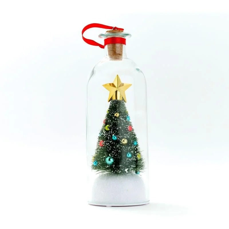 JollyBottle™ Vánoční stromeček se vzkazem v lahvičce
