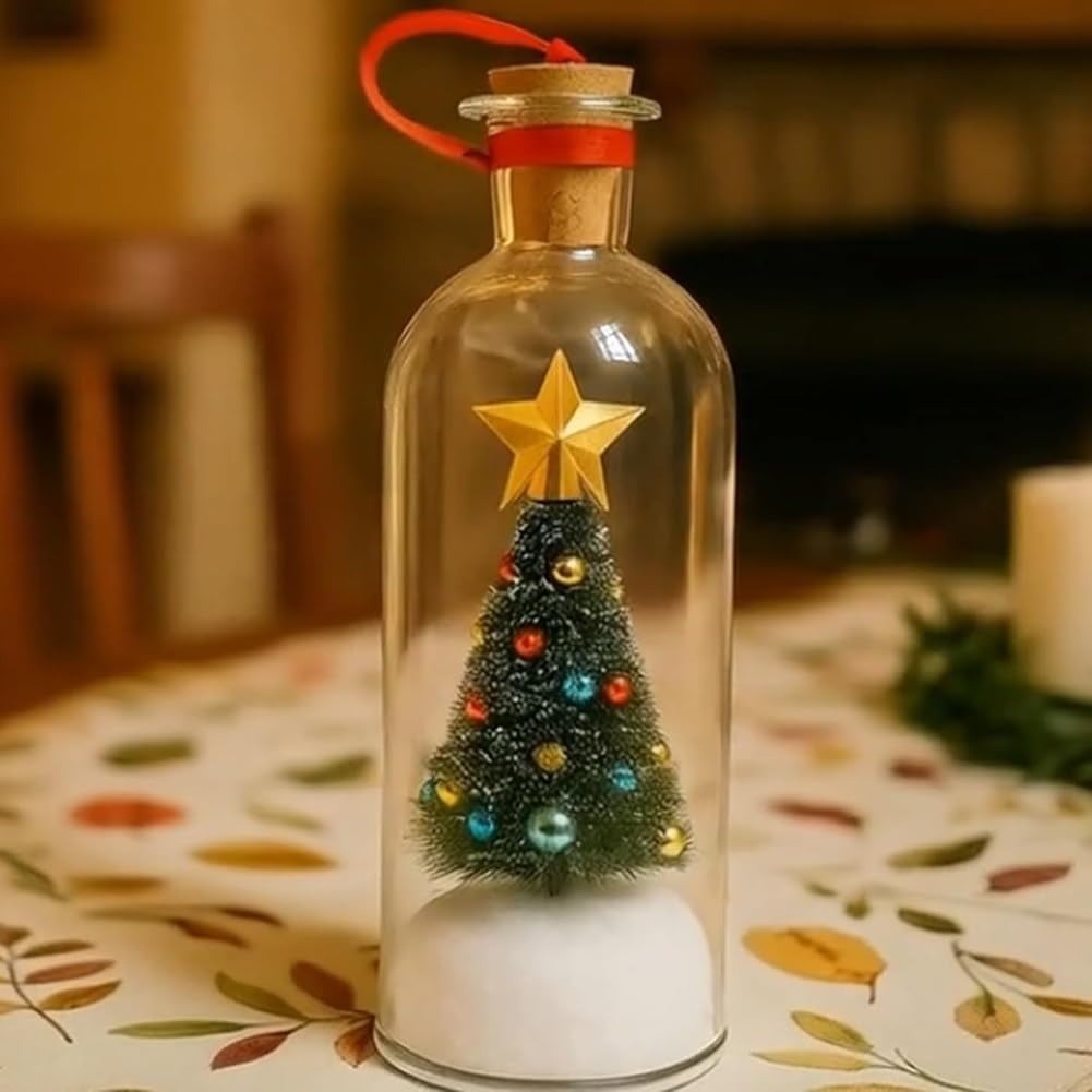 JollyBottle™ Vánoční stromeček se vzkazem v lahvičce