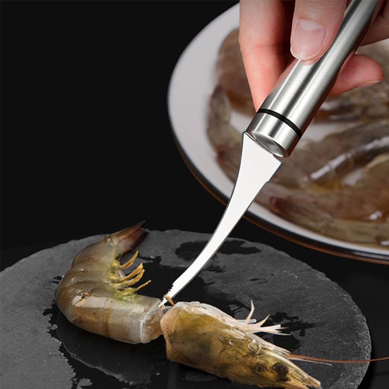KitchenPro™ Nůž na loupání ryb a krevet 2 v 1
