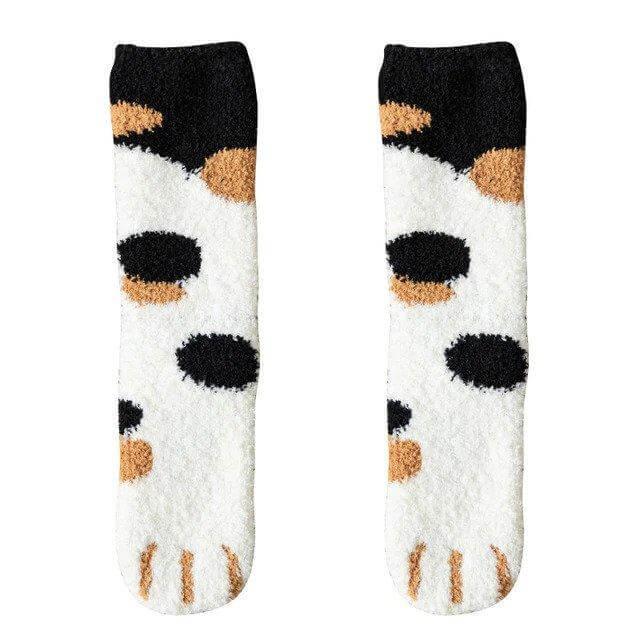 KittyCat™ Teplé ponožky s kočičími tlapkami