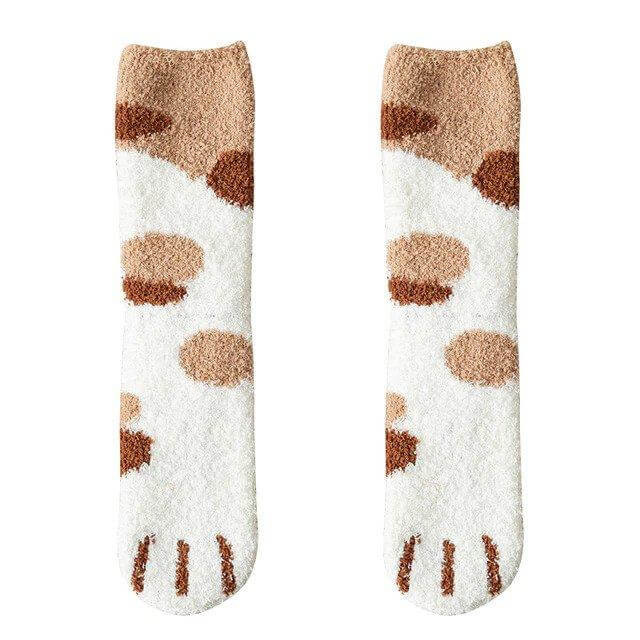 KittyCat™ Teplé ponožky s kočičími tlapkami