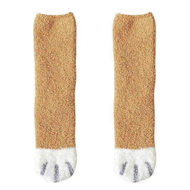 KittyCat™ Teplé ponožky s kočičími tlapkami