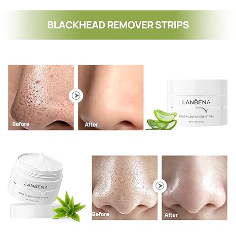 LANBENA™ Exfoliační maska na odstranění černých teček s 60 proužky