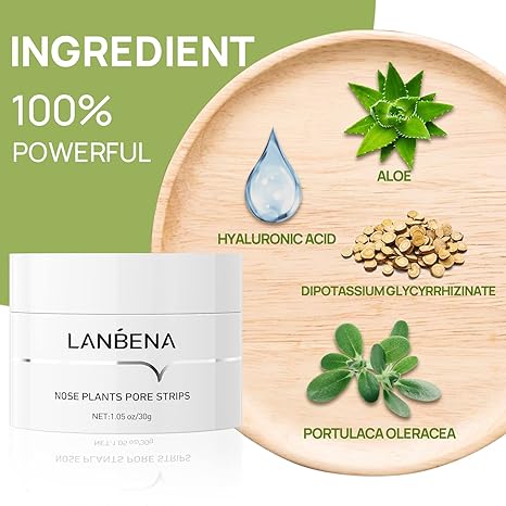 LANBENA™ Exfoliační maska na odstranění černých teček s 60 proužky