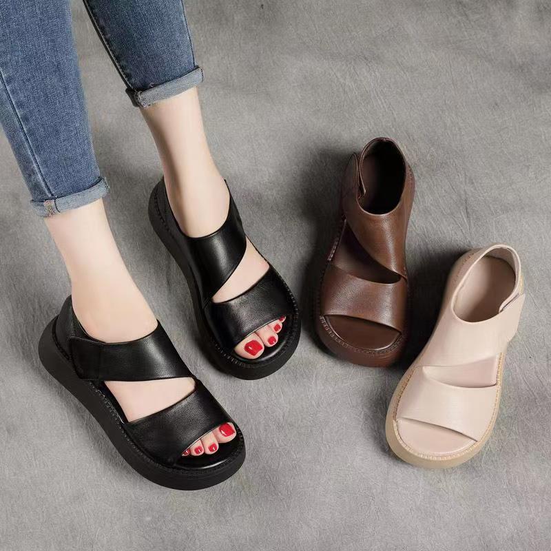 Lexi Segal™ Dámské retro sandály s tlustou podrážkou