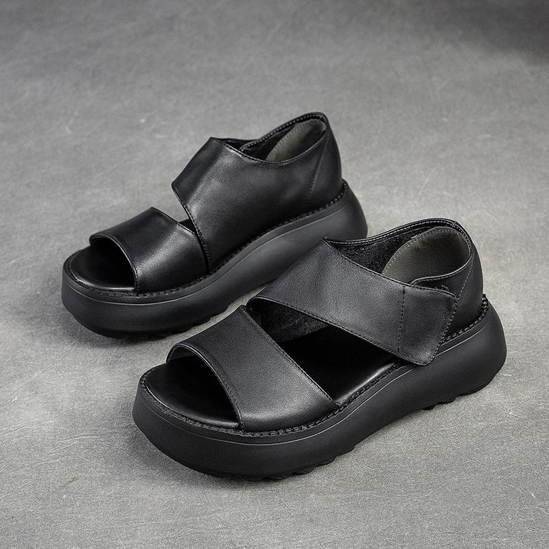 Lexi Segal™ Dámské retro sandály s tlustou podrážkou
