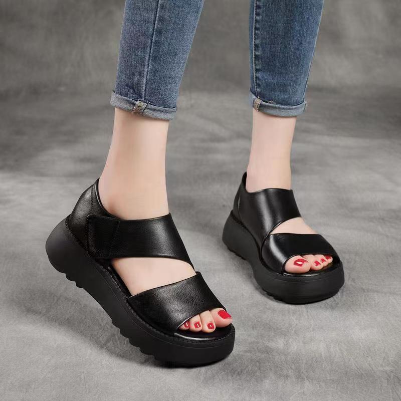 Lexi Segal™ Dámské retro sandály s tlustou podrážkou