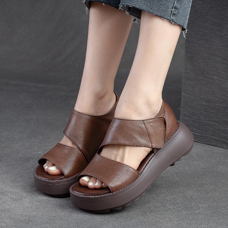 Lexi Segal™ Dámské retro sandály s tlustou podrážkou
