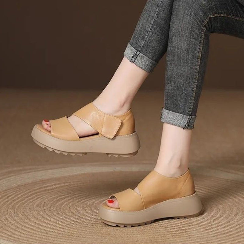 Lexi Segal™ Dámské retro sandály s tlustou podrážkou