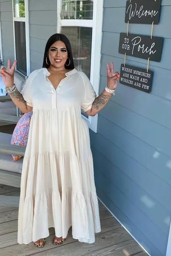 Lia Salmeri™ Stylové dlouhé šaty