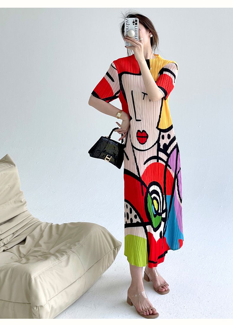 Loreto Caruso™️ Plisované elegantní Šaty