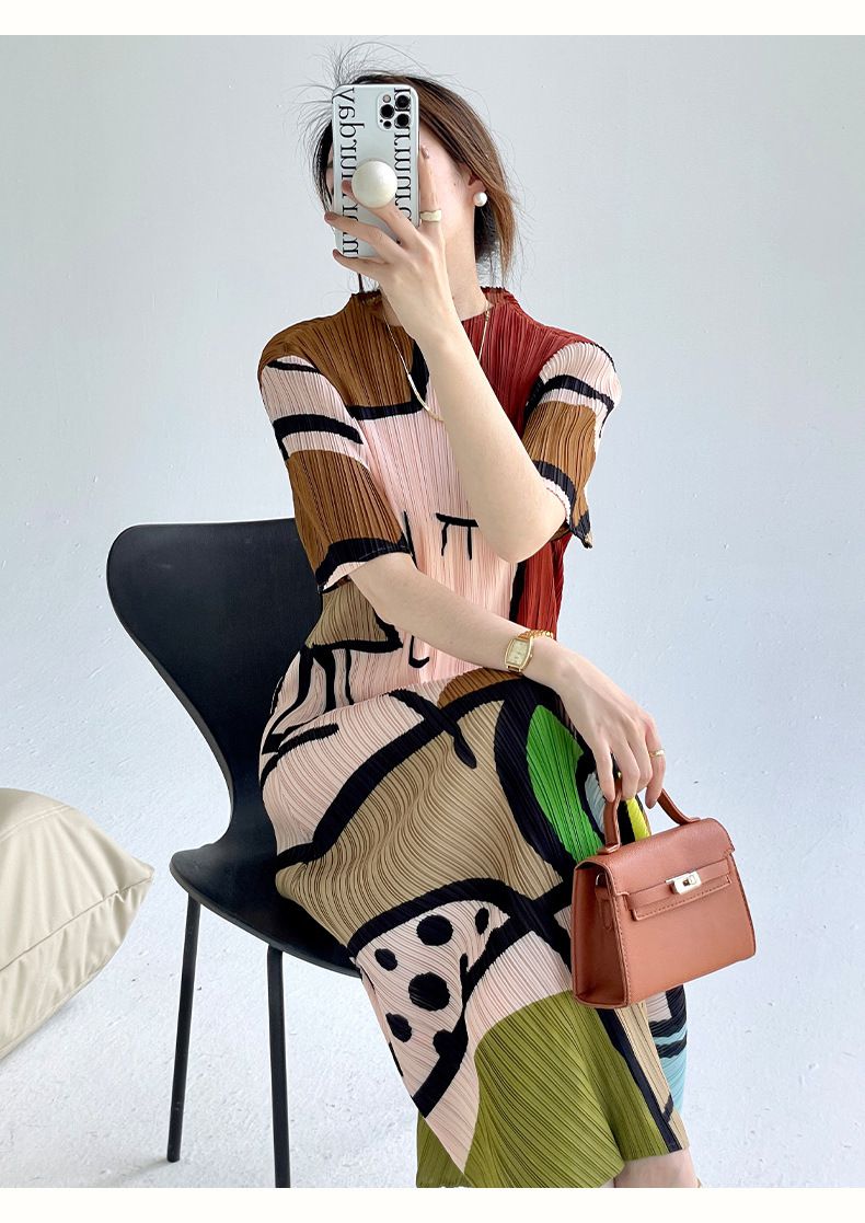Loreto Caruso™️ Plisované elegantní Šaty