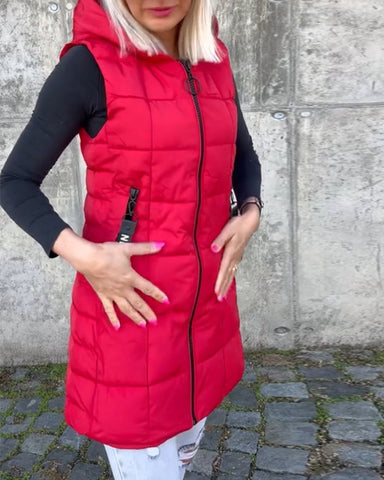 Mafalda™ Dlouhá a teplá zimní vesta
