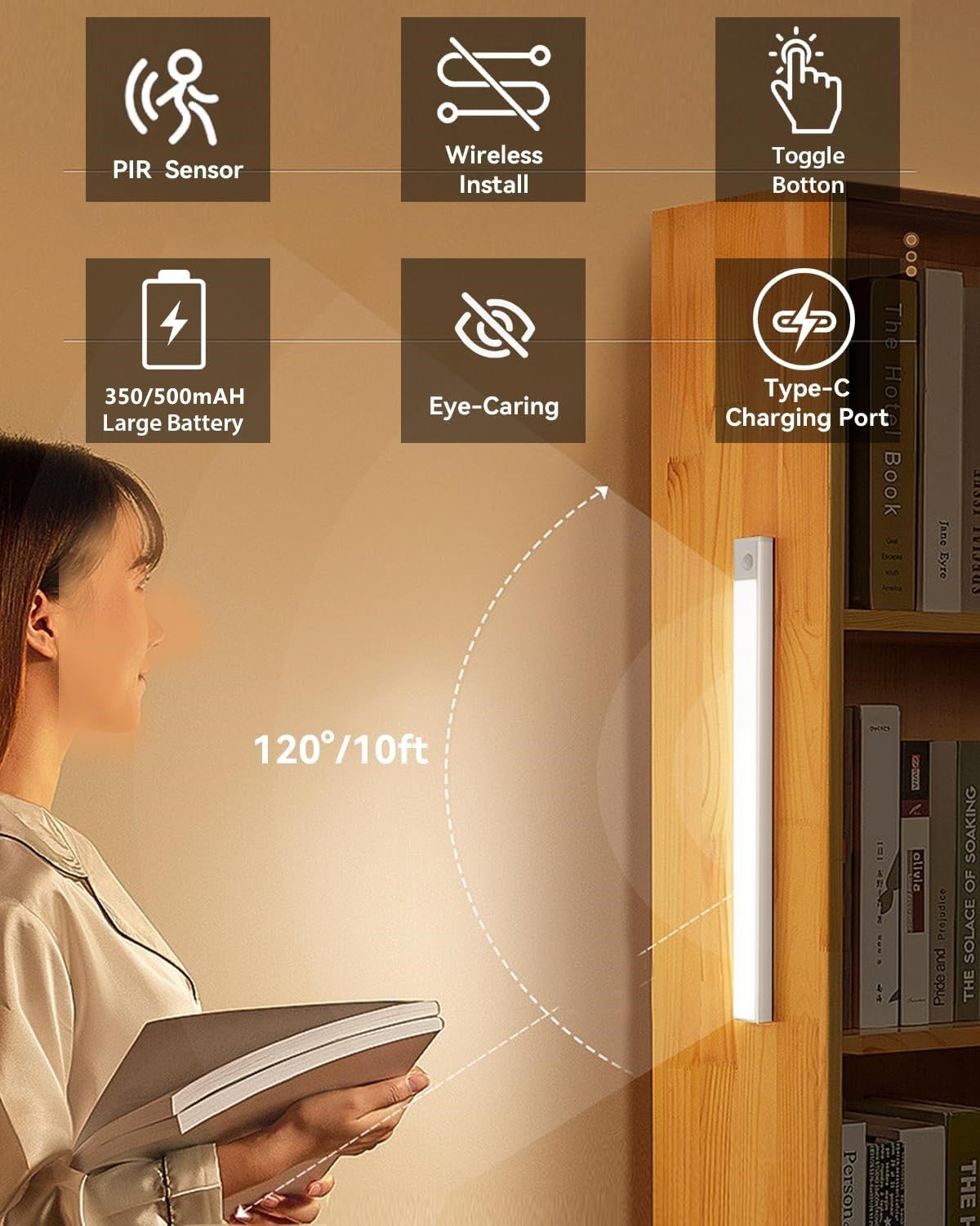 MagnaGlow™ Magnetický inteligentní senzor LED světelný pásek