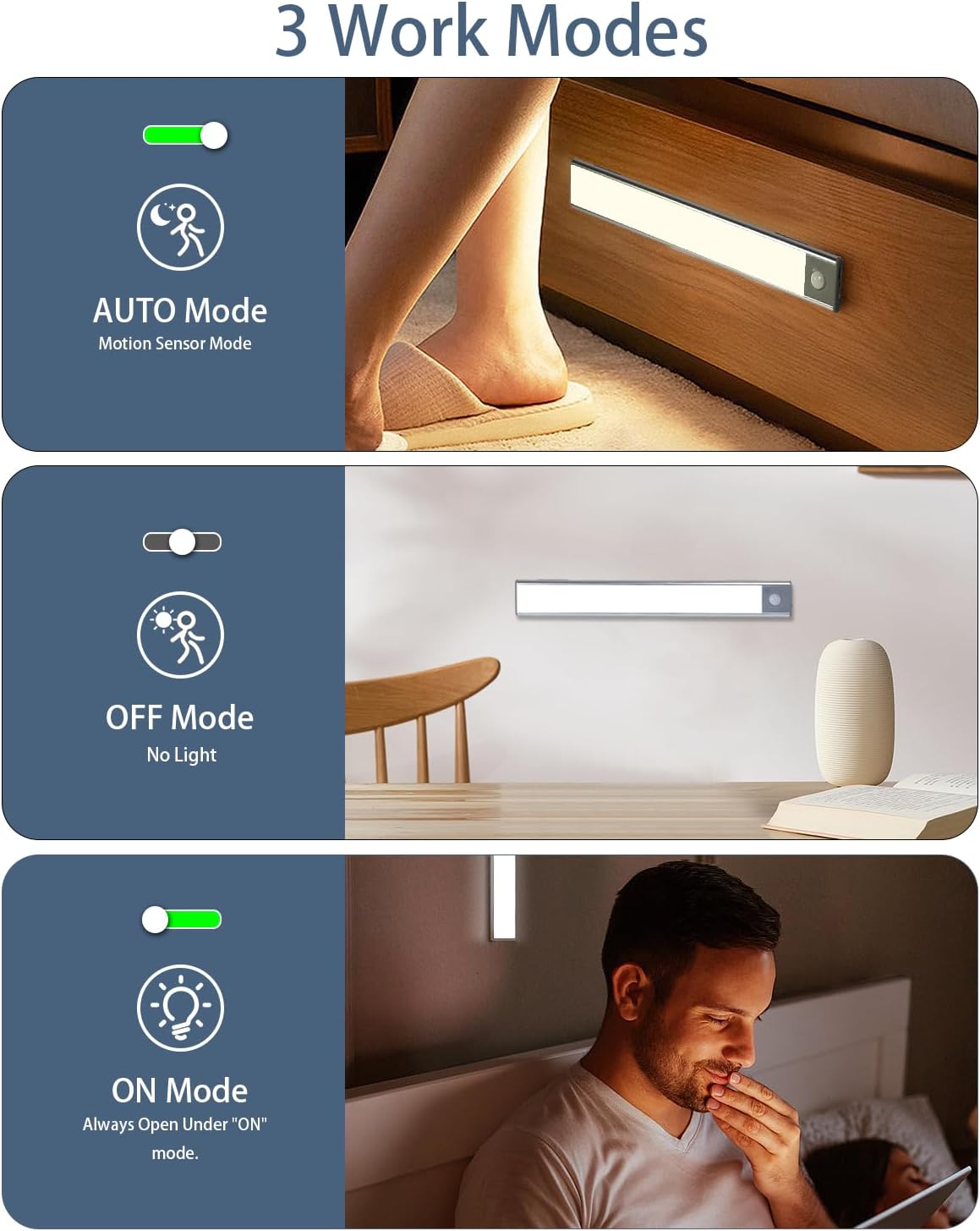 MagnaGlow™ Magnetický inteligentní senzor LED světelný pásek