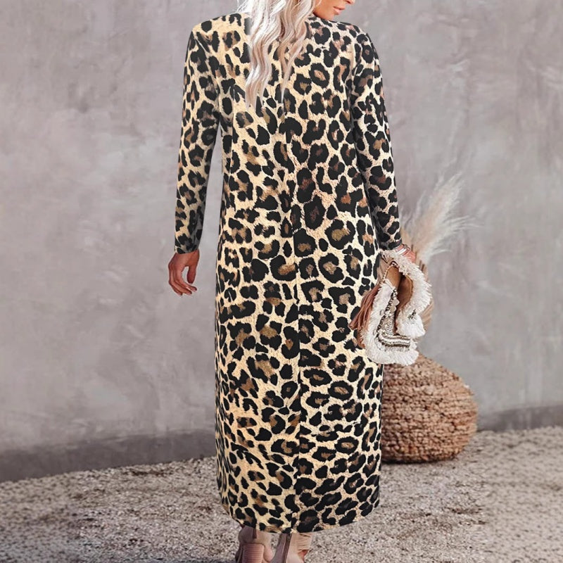 Marzia Baglio™ Módní šaty s leopardím vzorem
