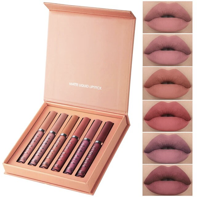 Matte Kiss™ Tekutá rtěnka Matte (sada 6 ks)
