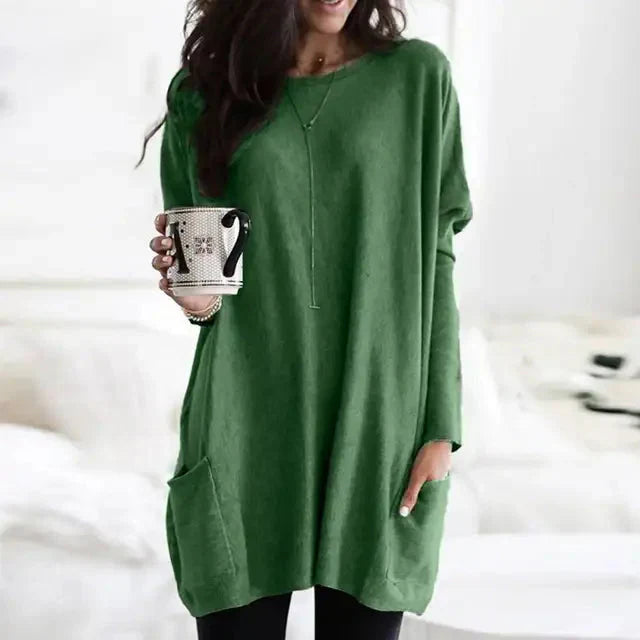 Melisent Fosse™ Oversized svetr s kapsami