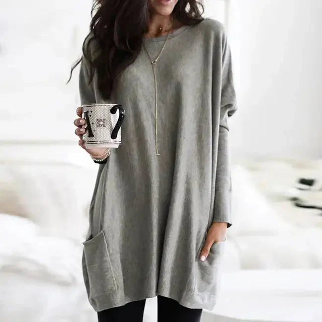 Melisent Fosse™ Oversized svetr s kapsami