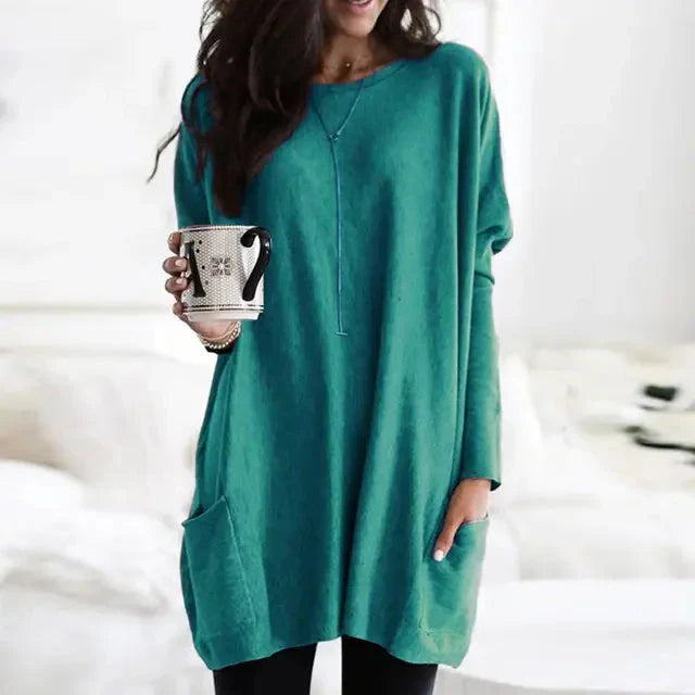 Melisent Fosse™ Oversized svetr s kapsami